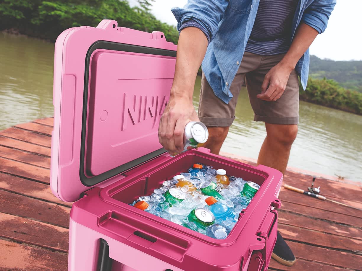 Ninja FrostVault 45QT/42L Wheeled Cooler, Ice Pack & Thirsti